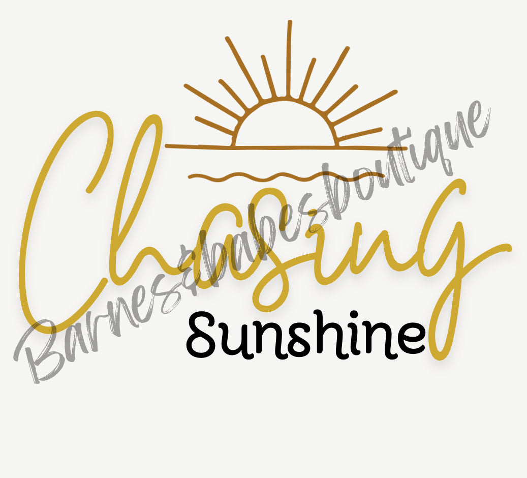 Chasing sunshine kids tee