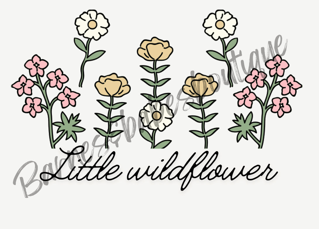 Little wildflower tee