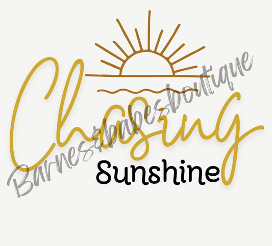 Chasing sunshine kids tee