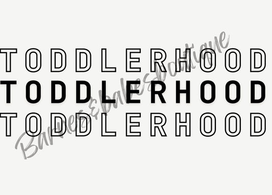 Toddlerhood tee