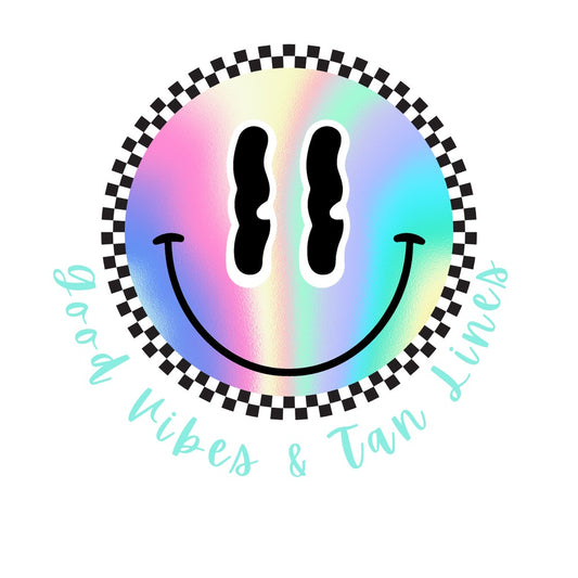 Good vibes and tan lines tee(PREORDER)